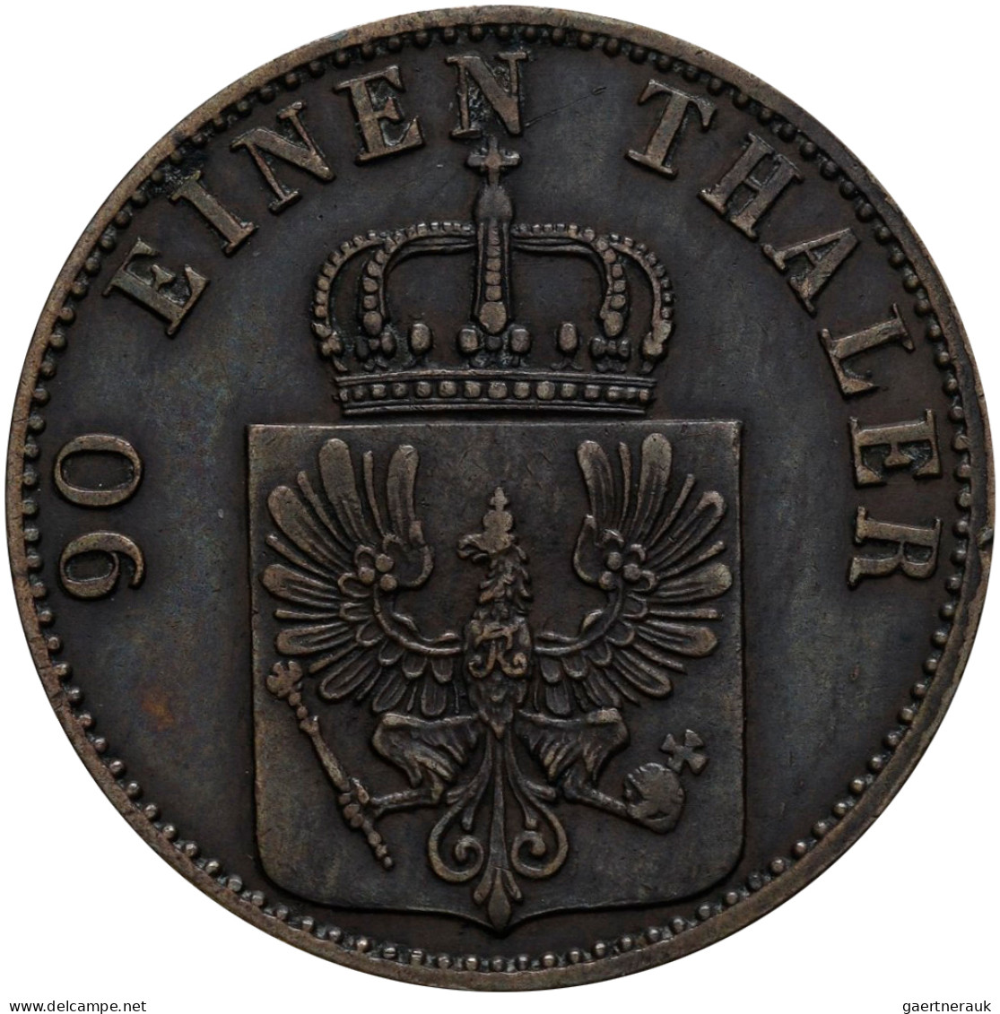 Preußen: Friedrich Wilhelm IV. 1840-1861: 4 Pfennige 1856 (AKS 89) Plus 2 Pfenni - Other & Unclassified