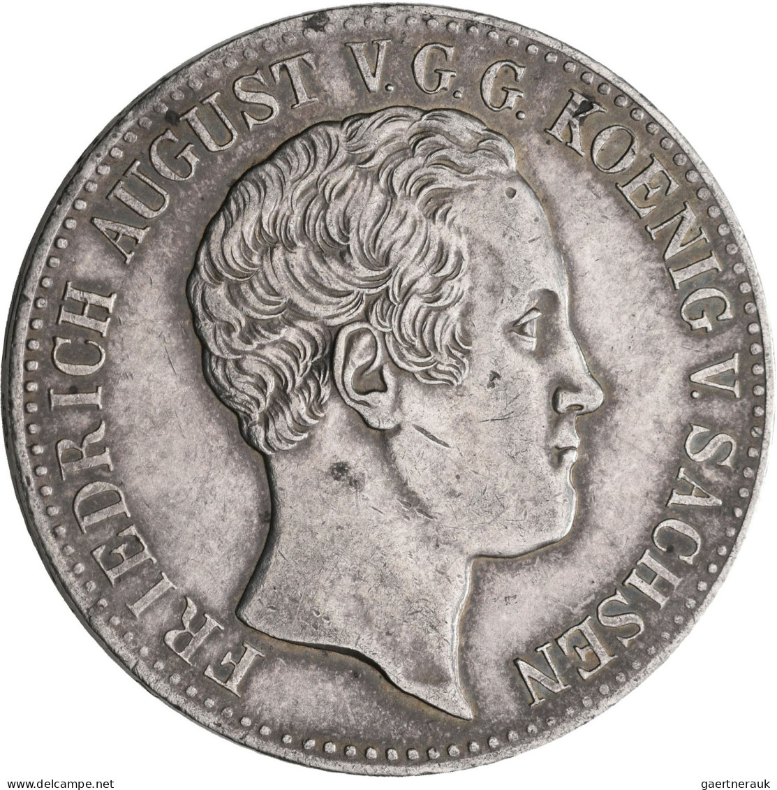 Sachsen: Friedrich August II. 1836-1854: Taler 1838 G - Dresden (Konventionstale - Sonstige & Ohne Zuordnung