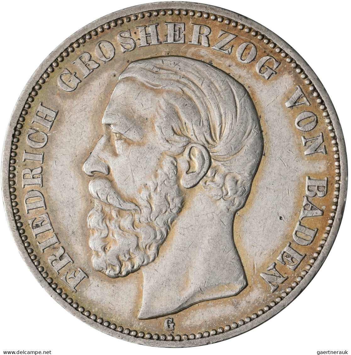 Baden: Friedrich I. 1852-1907: 5 Mark 1900 G, Jaeger 29. Sehr Schön - Vorzüglich - Taler & Doppeltaler