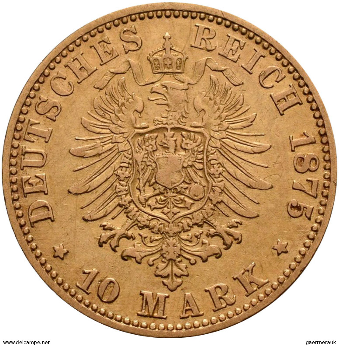 Preußen - Anlagegold: Wilhelm I. 1861-1888: 10 Mark 1875 A (2x), 1879 C und 1880