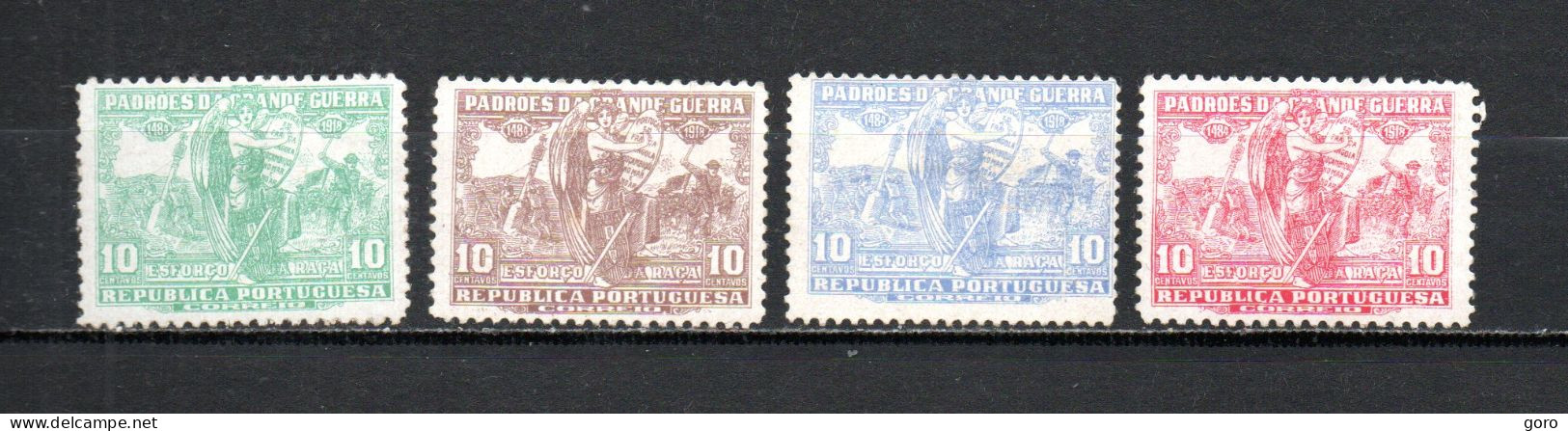 Portugal  1925  .-   Y&T  Nº   365/368   *   ( C/ Charniere )   ( C ) - Neufs