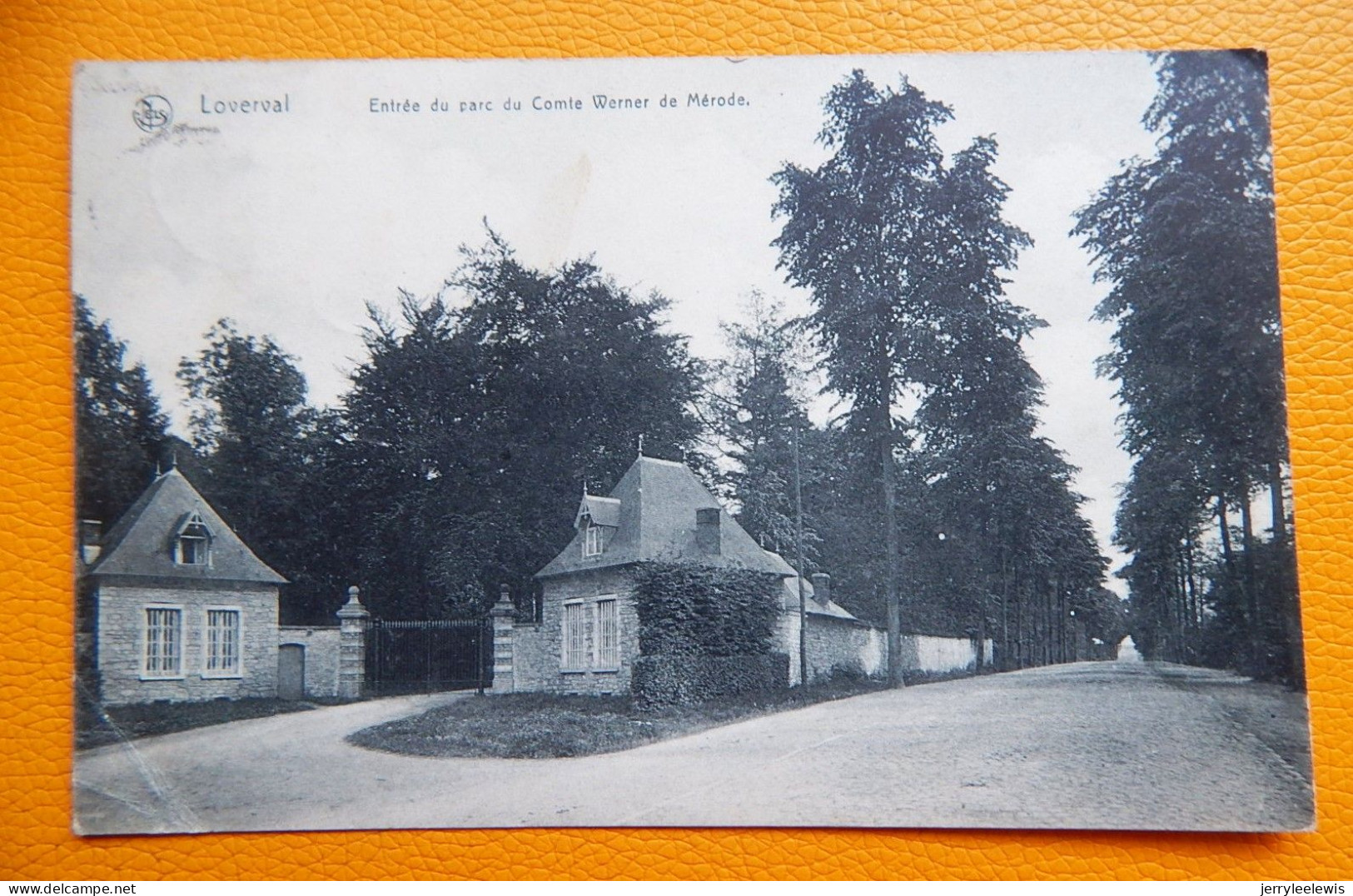 LOVERVAL  -  Entrée Du Parc Du Comte Werner De Mérode  -  1913 - Gerpinnes