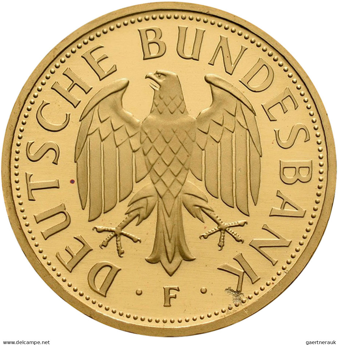 Bundesrepublik Deutschland 1948-2001 - Goldmünzen: Goldmark 2001 F (Stuttgart), - Otros & Sin Clasificación