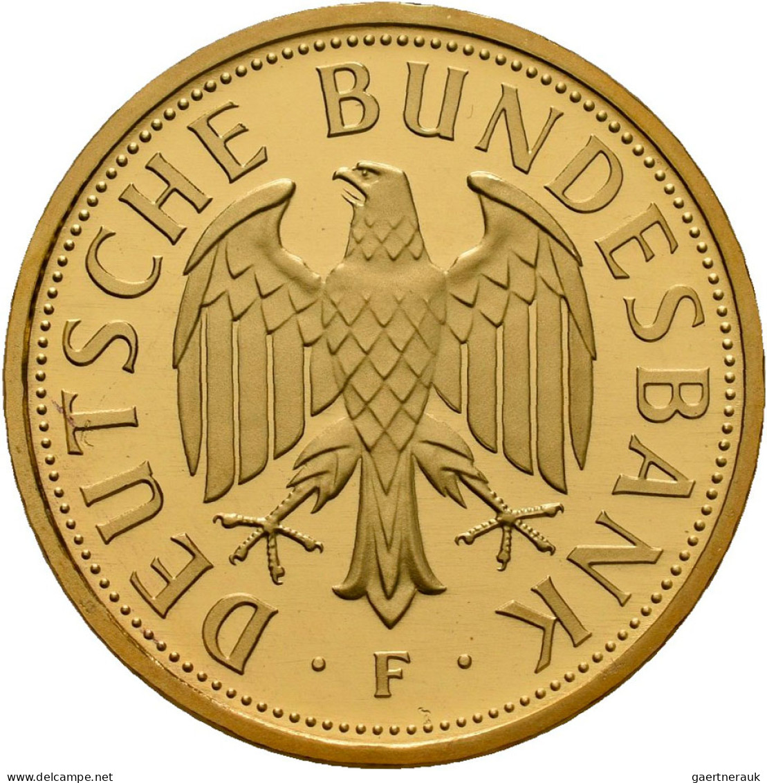 Bundesrepublik Deutschland 1948-2001 - Goldmünzen: Goldmark 2001 F (Stuttgart), - Autres & Non Classés