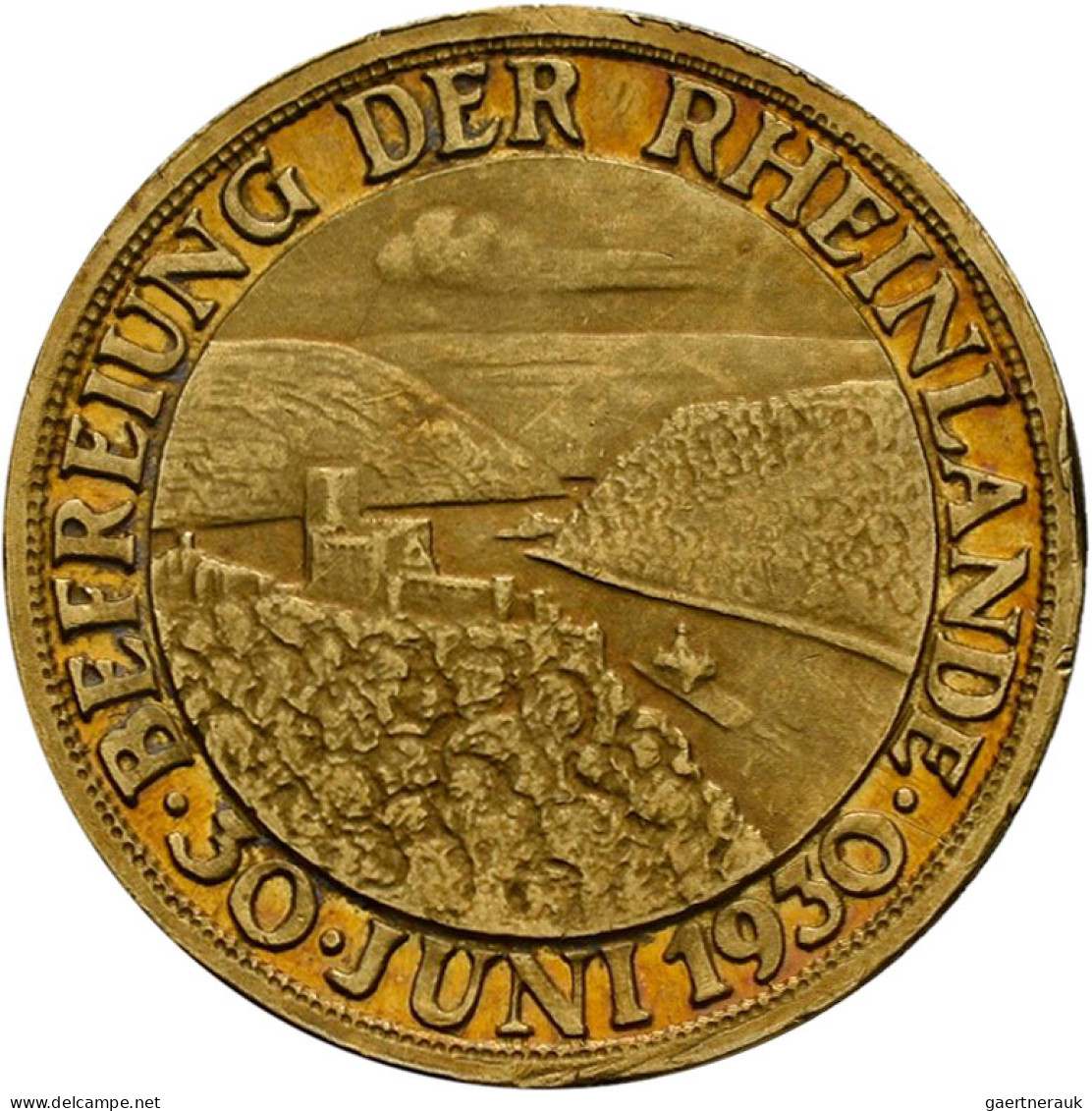 Medaillen Deutschland - Personen: Hindenburg, Paul Von: Goldmedaille 1930 Von Be - Other & Unclassified