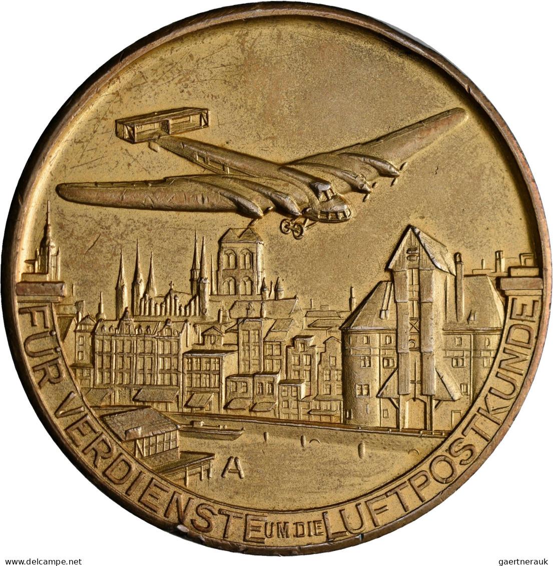 Medaillen Deutschland - Geographisch: Danzig, Internationale Luftpost-Ausstellun - Autres & Non Classés