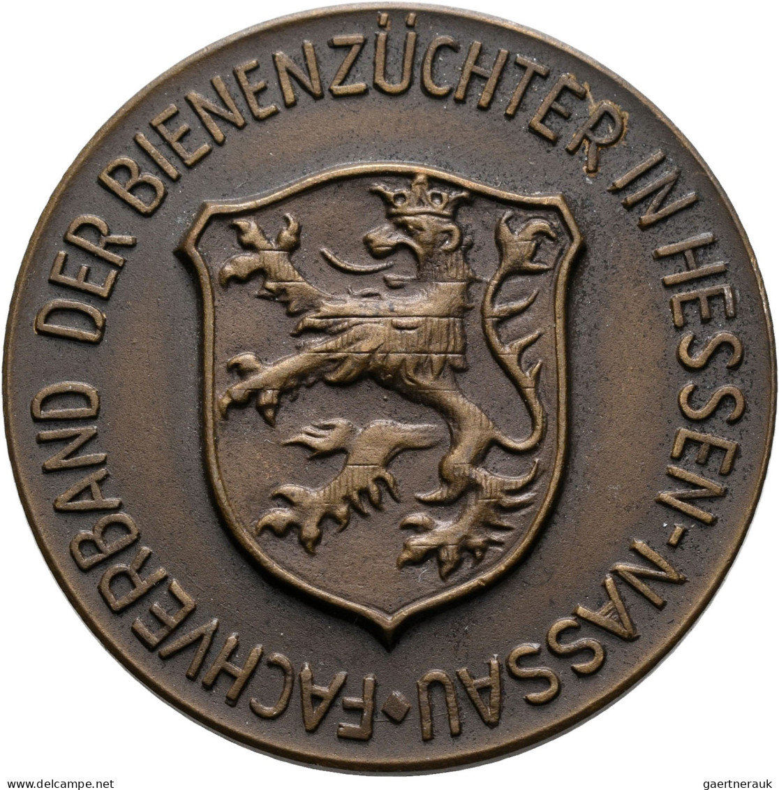 Medaillen Deutschland - Geographisch: Hessen-Nassau: Bronzemedaille O. J. , Fach - Sonstige & Ohne Zuordnung