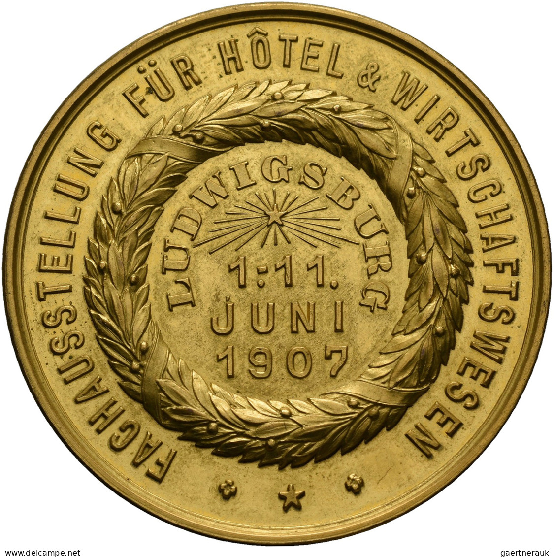 Medaillen Deutschland - Geographisch: Sammlung Ludwigsburg:  Ein besonderes Auge