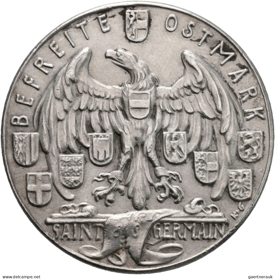 Medaillen Deutschland - Geographisch: Silbermedaille 1938 Von Karl Goetz Auf Den - Altri & Non Classificati