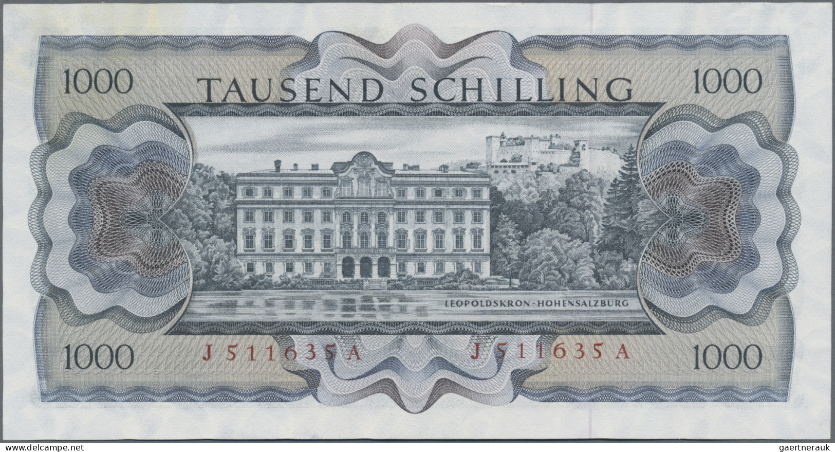 Austria: Österreichische Nationalbank, Lot With 3 Banknotes, Series 1960-1966, W - Autriche