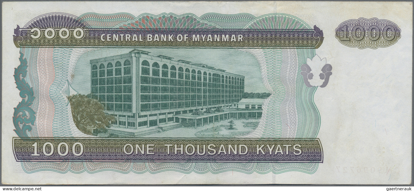 Burma / Myanmar / Birma: Central Bank Of Myanmar, Huge Lot With 18 Banknotes, 19 - Myanmar