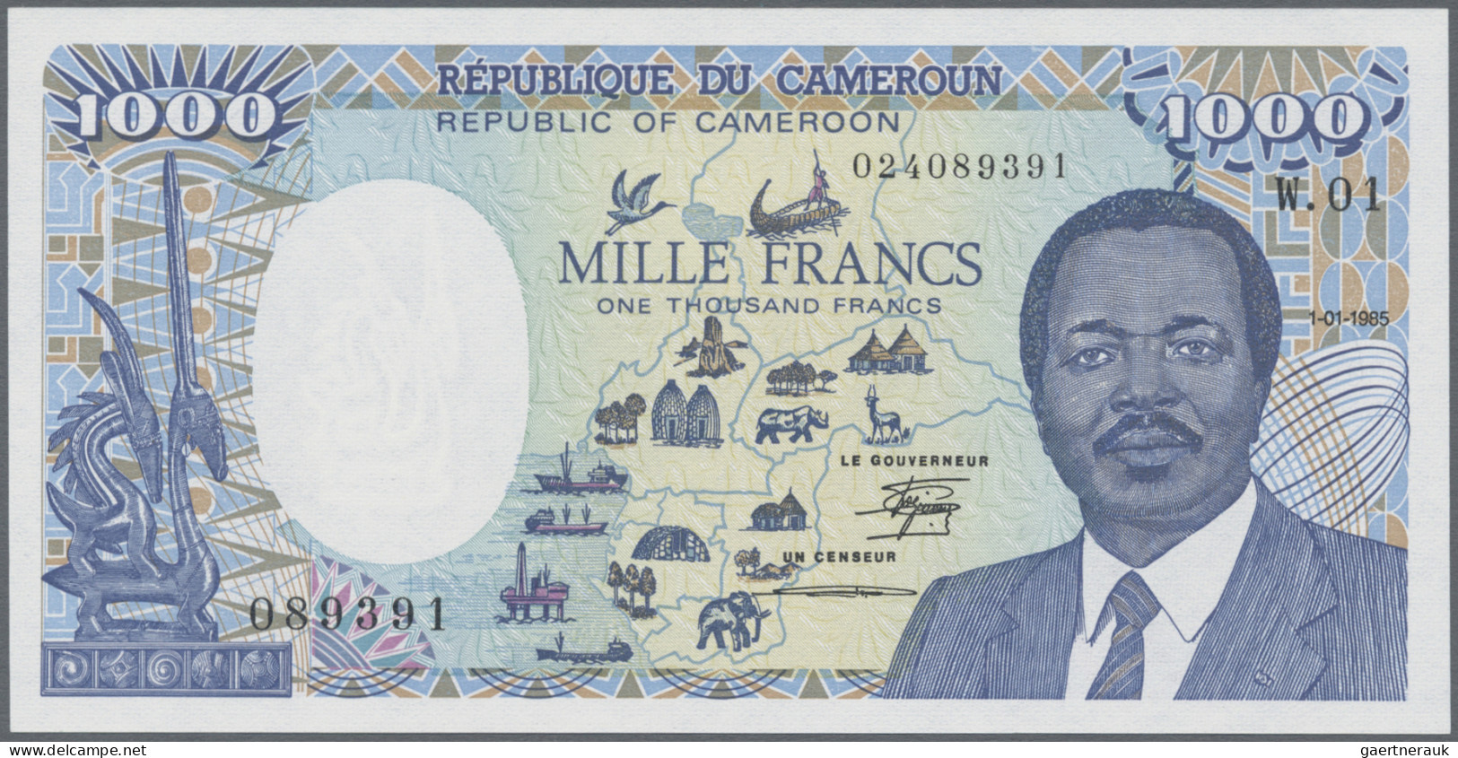 Cameroon: Banque Des États De L'Afrique Centrale - République Du Cameroun, Pair - Cameroun