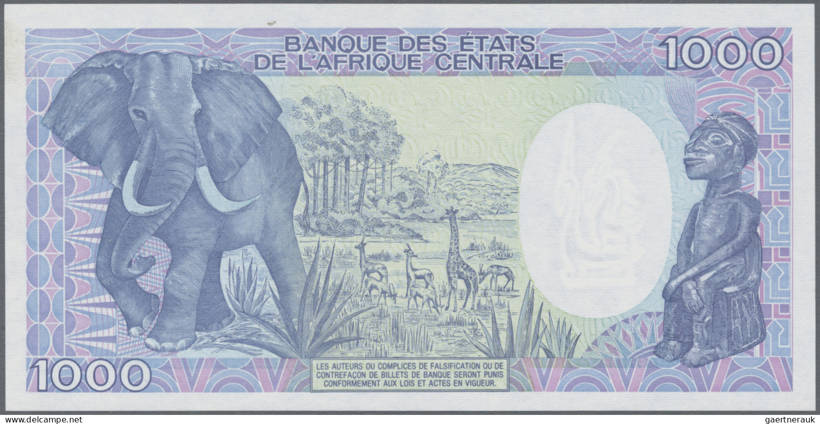 Cameroon: Banque Des États De L'Afrique Centrale - République Du Cameroun, Pair - Kamerun