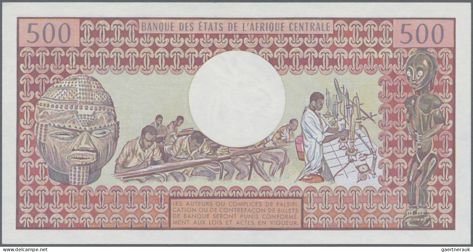 Central African Republic: Banque Des États De L'Afrique Centrale - République Ce - Zentralafrik. Rep.