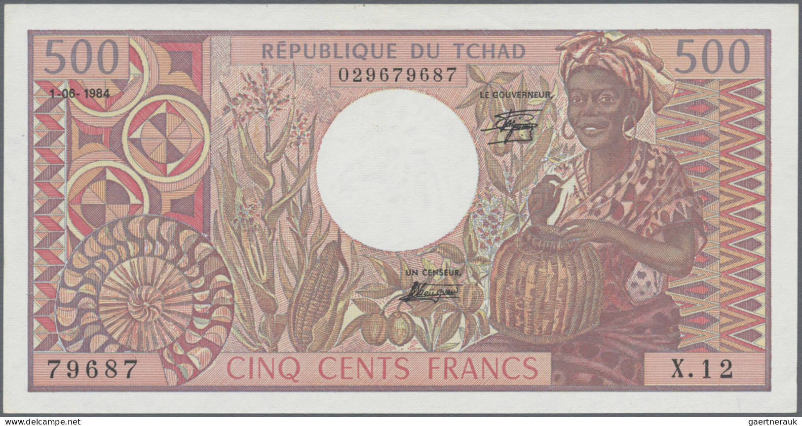 Chad: Banque Des États De L'Afrique Centrale - République Du Tchad, Pair With 50 - Tchad