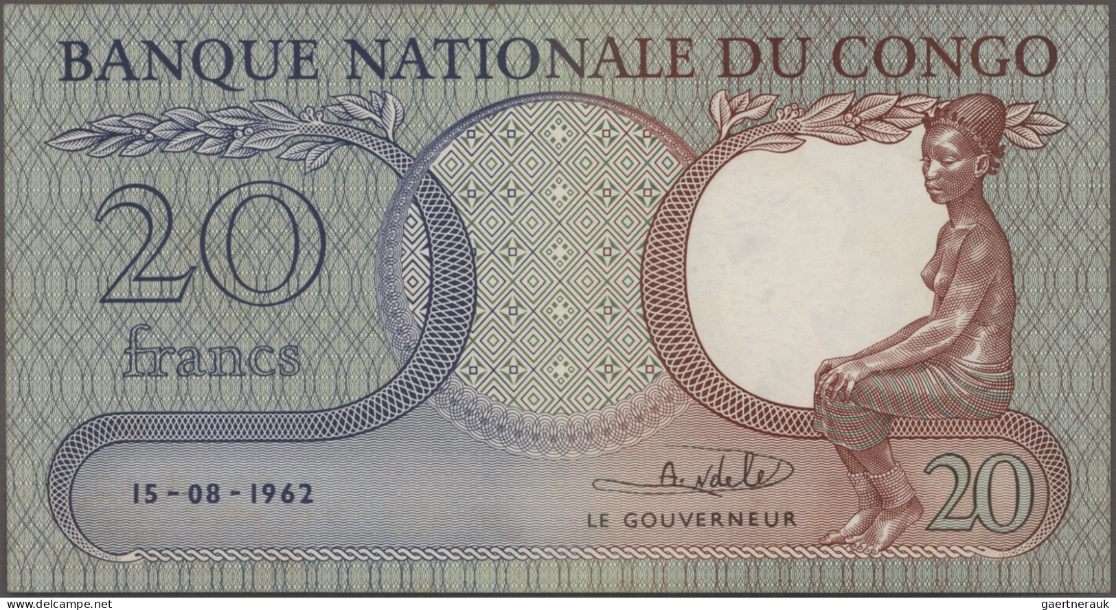 Congo: Banque Nationale Du Congo, Lot With 15 Banknotes, Series 1962-1971, Consi - Non Classés