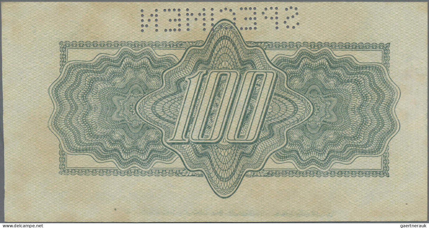 Czechoslovakia: Republika Československá, lot with 7 banknotes, 1944-1945 series