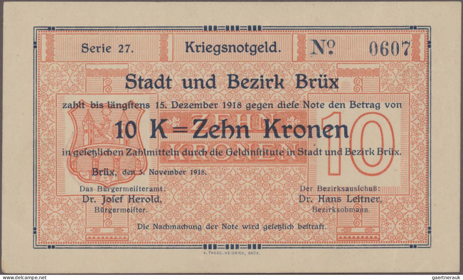 Czechoslovakia: Lot With 10 Banknotes Czechoslovakia And Slovakia With 2x 10 Kro - Tchécoslovaquie