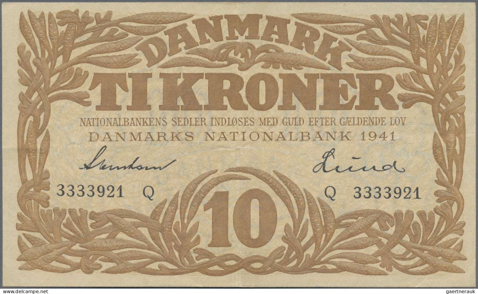 Denmark: Nationalbanken I Kjøbenhavn & Danmarks Nationalbank, Huge Lot With 25 B - Denmark