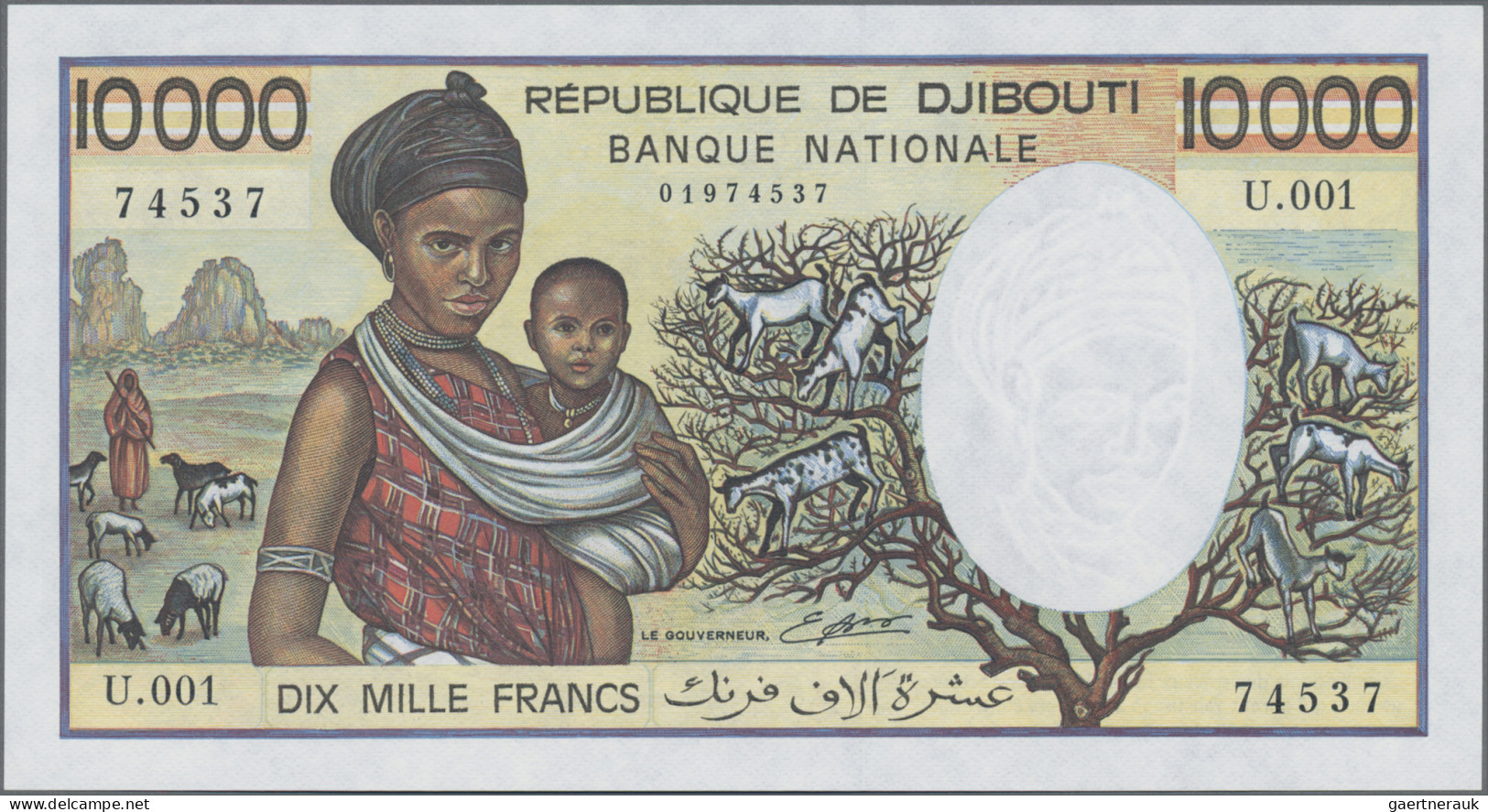 Djibouti: Banque Nationale - République De Djibouti And Banque Centrale De Djibo - Djibouti