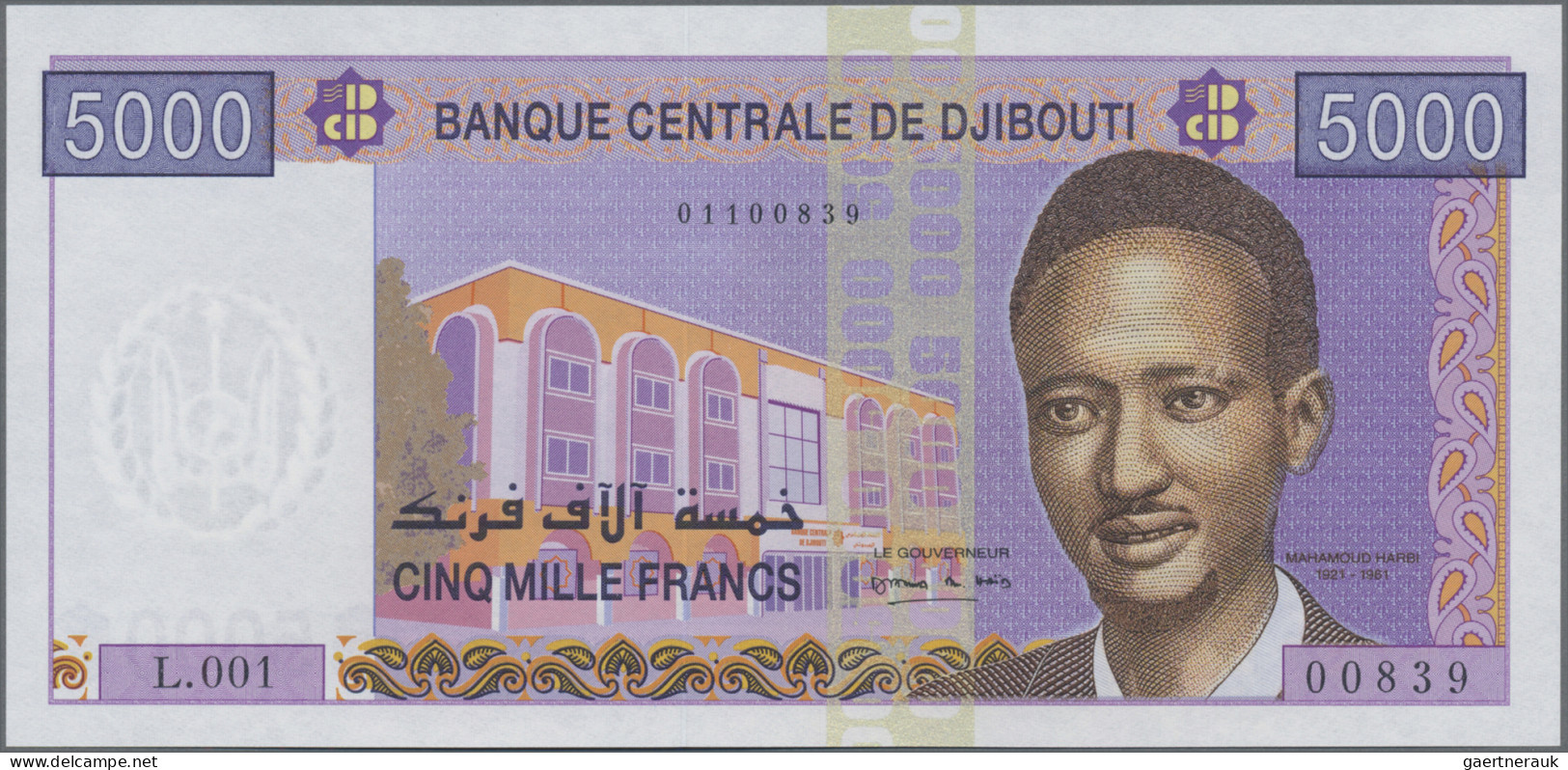 Djibouti: Banque Nationale - République de Djibouti and Banque Centrale de Djibo