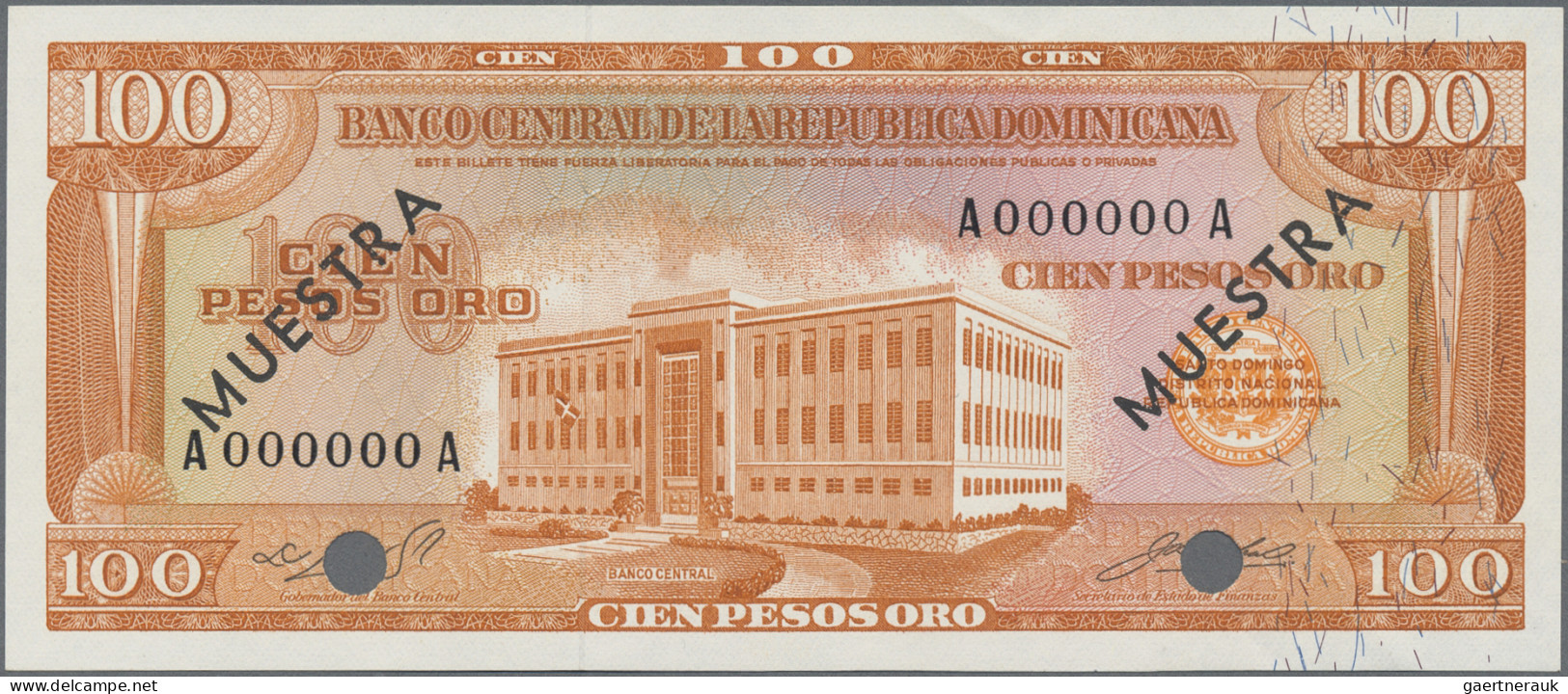 Dominican Republic: Banco Central De La República Dominicana, Pair With 100 And - Dominicaine