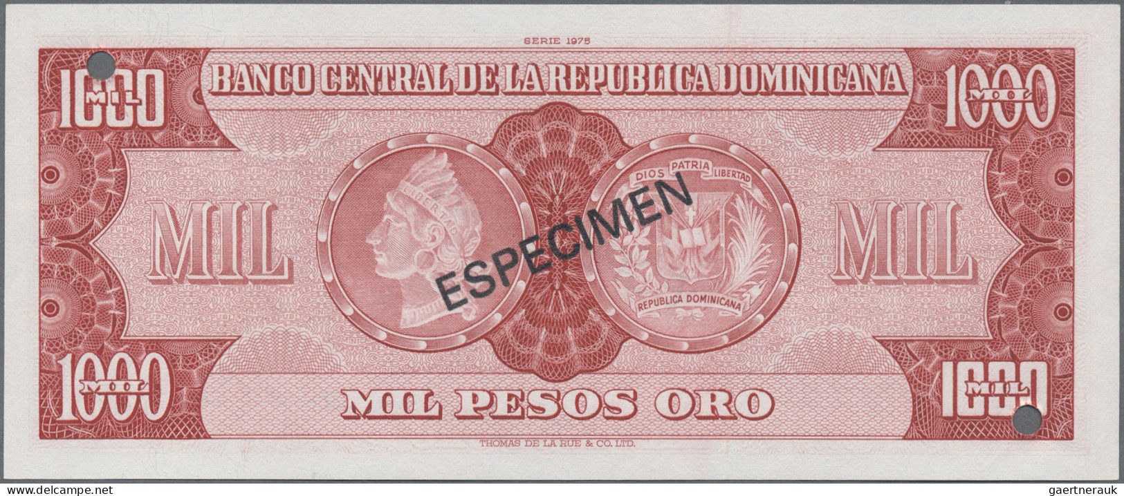 Dominican Republic: Banco Central De La República Dominicana, Lot With 1, 50 And - Dominicana