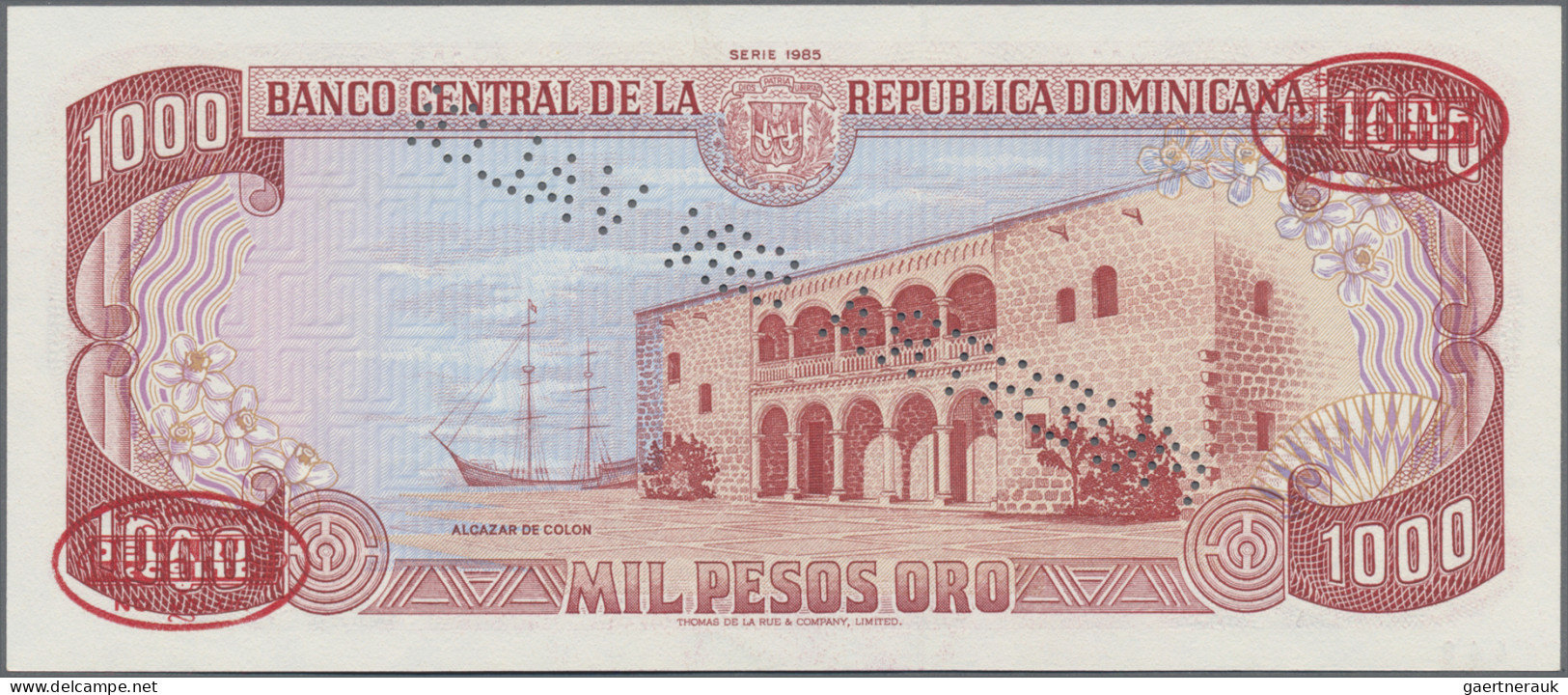 Dominican Republic: Banco Central De La República Dominicana, Huge Lot With 33 S - Dominicaine