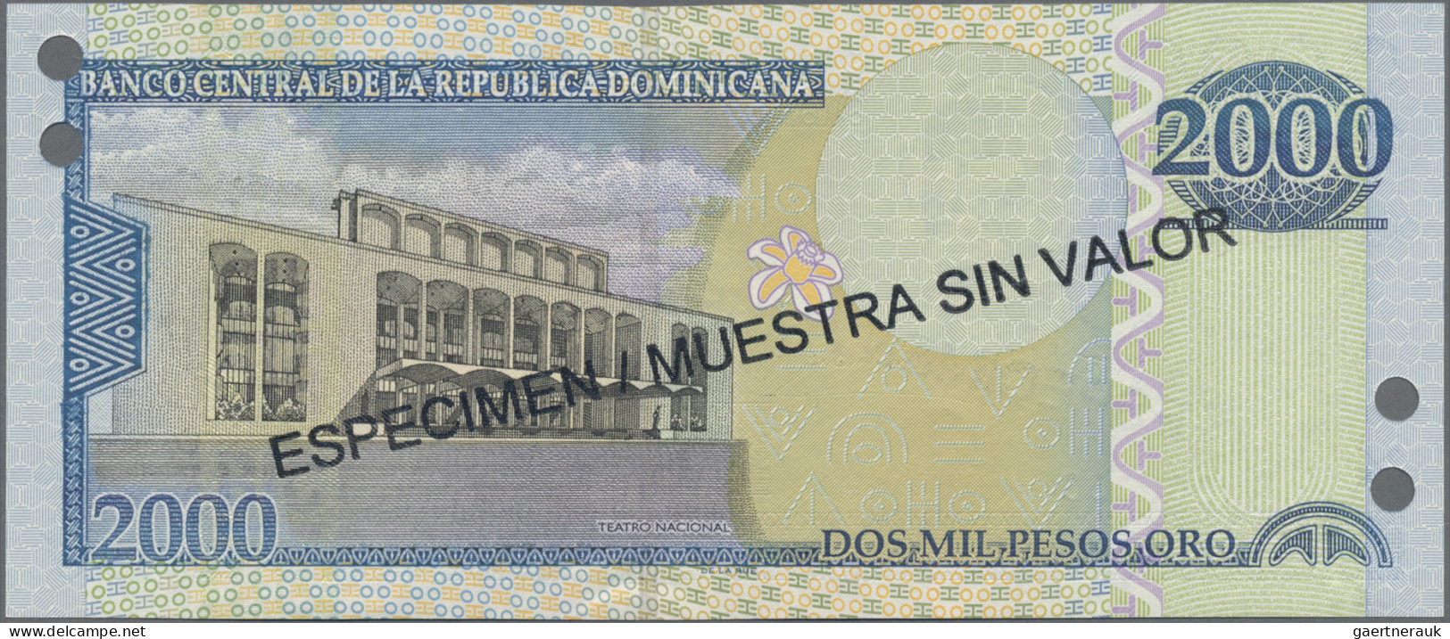 Dominican Republic: Banco Central de la República Dominicana, huge lot with 33 S