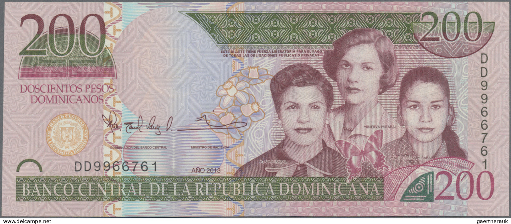 Dominican Republic: Banco Central De La República Dominicana, Huge Lot With 27 B - Dominicaine