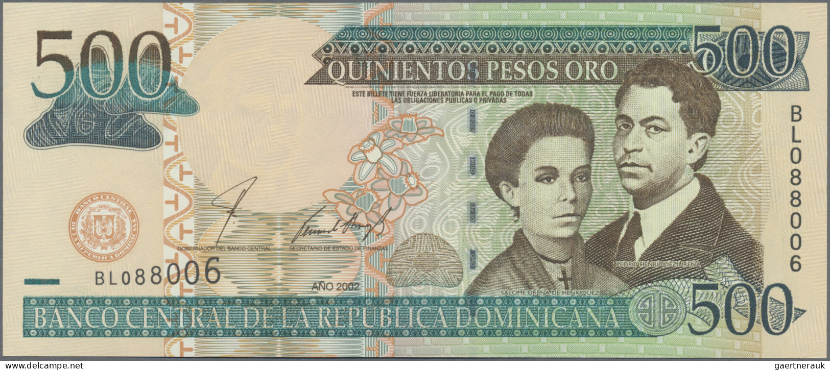 Dominican Republic: Banco Central de la República Dominicana, huge lot with 27 b