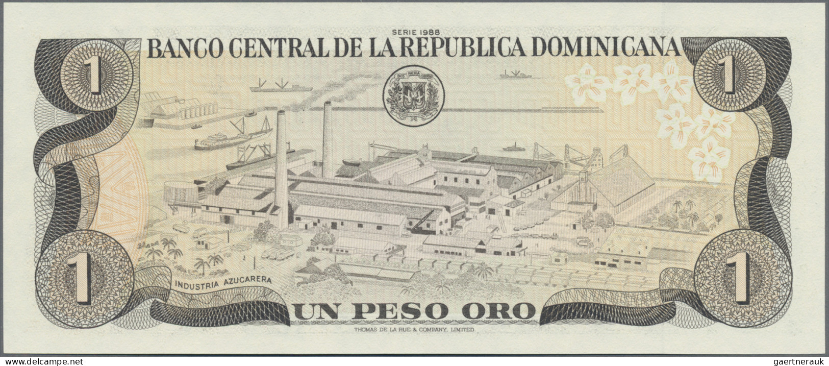 Dominican Republic: Banco Central de la República Dominicana, huge lot with 27 b