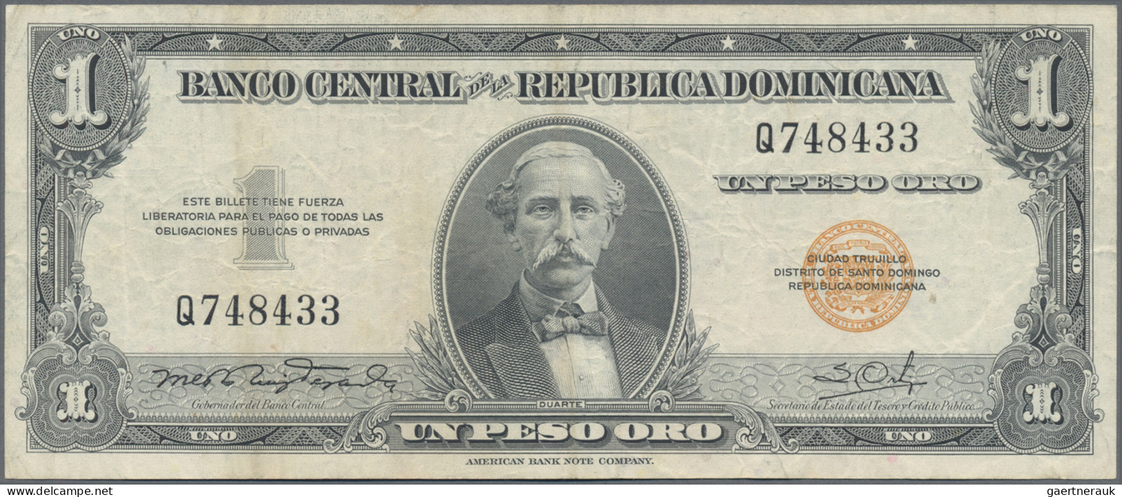 Dominican Republic: Banco Central de la República Dominicana, huge lot with 27 b