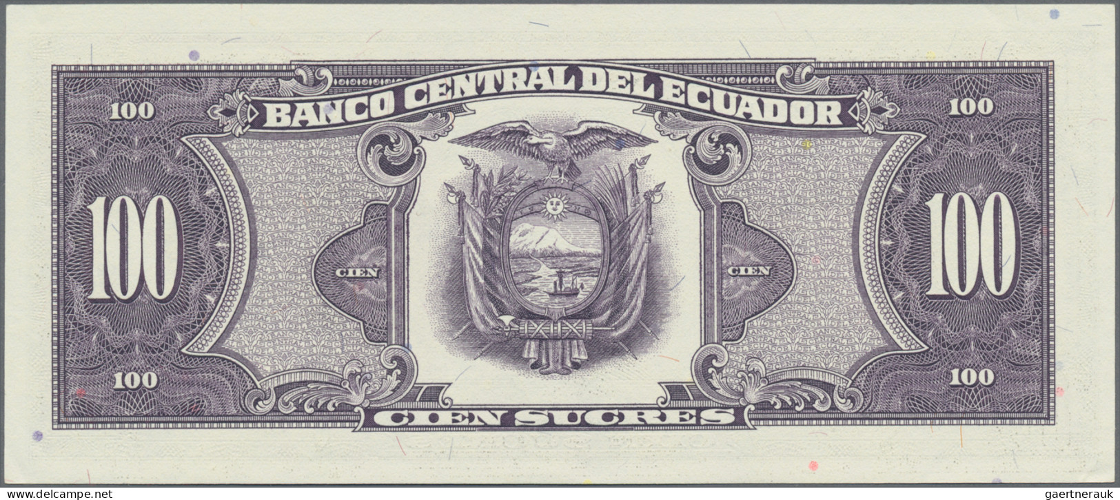 Ecuador: Banco Central Del Ecuador, Banco Internacional And Banco Sur Americano, - Ecuador