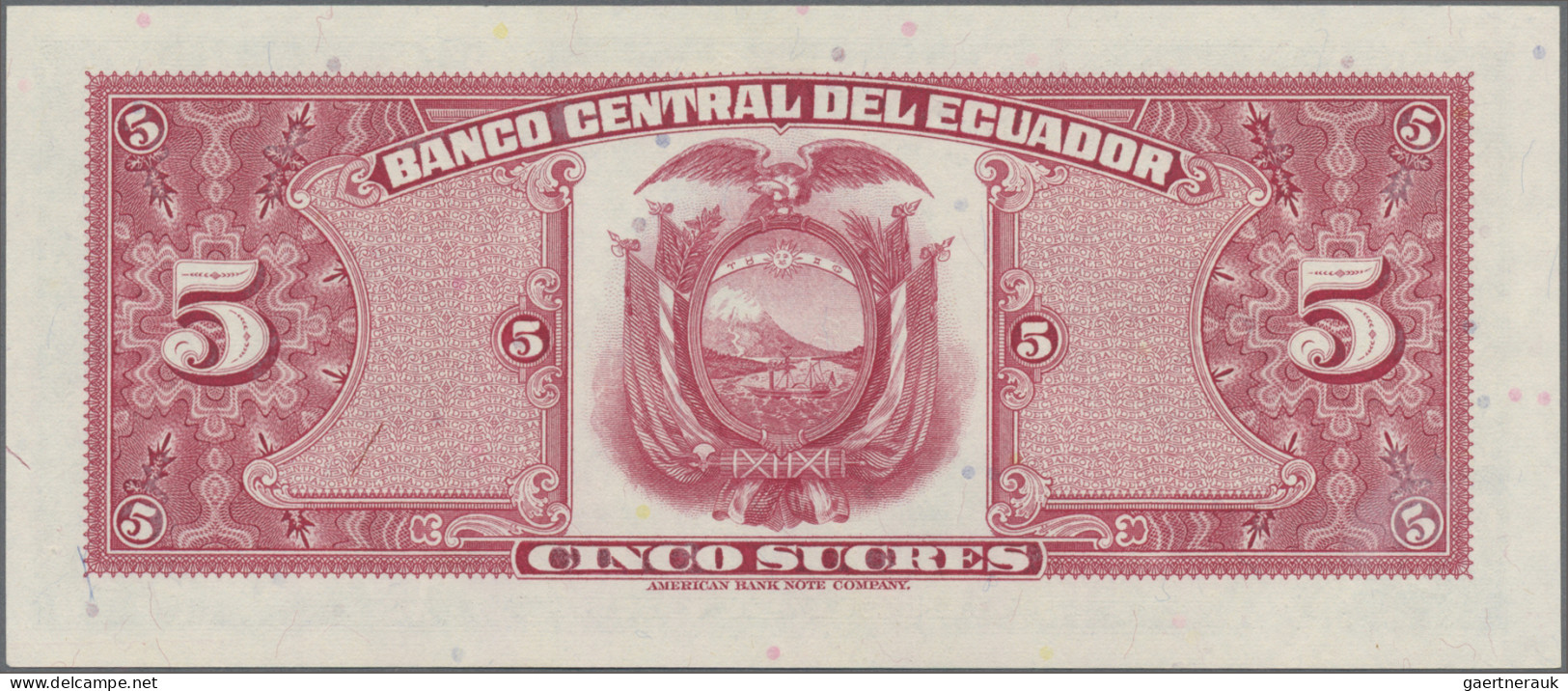 Ecuador: Banco Central del Ecuador, Banco Internacional and Banco Sur Americano,