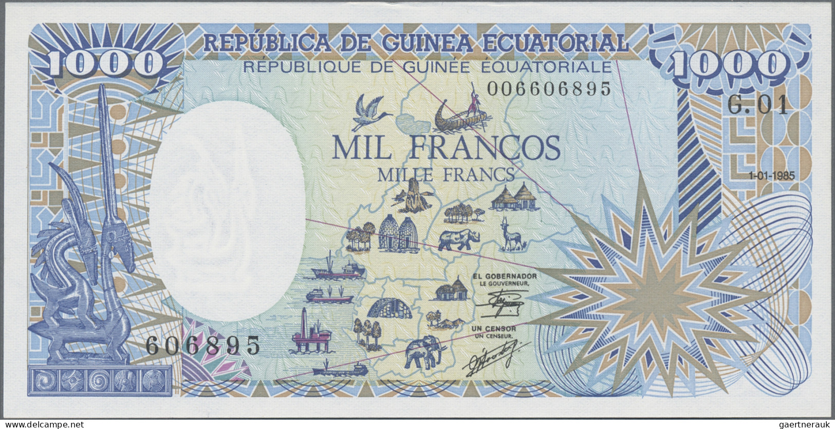 Equatorial Guinea: Banque Des États De L'Afrique Centrale - República De Guinea - Equatorial Guinea