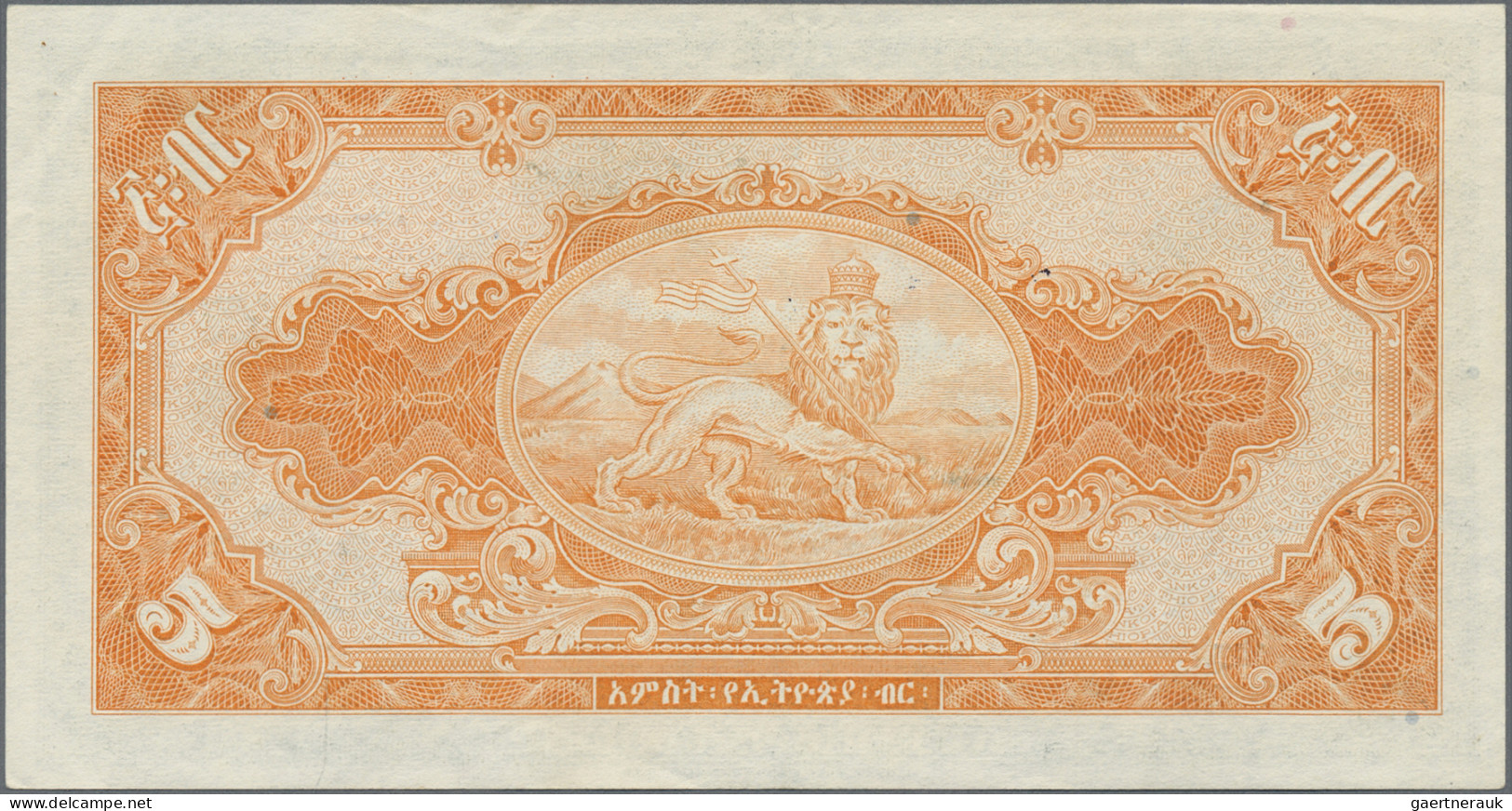 Ethiopia: State Bank Of Ethiopia, Pair With 5 Dollars ND(1945) (P.13a, F) And 5 - Ethiopië
