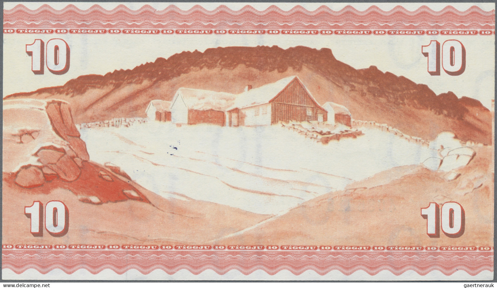 Faeroe Islands: Faeroe Islands Government, Lot With 6 Banknotes, Series 1954-199 - Färöer Inseln