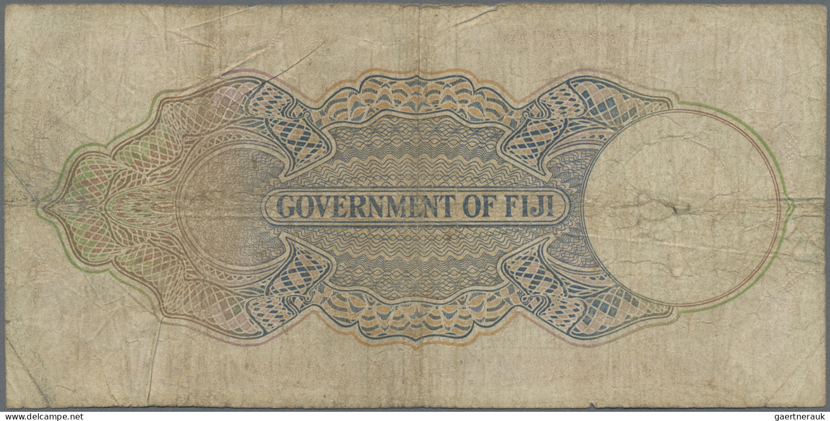 Fiji - Bank Notes: Government Of Fiji, Lot With 3 Banknotes, Series 1938-1950, I - Fiji