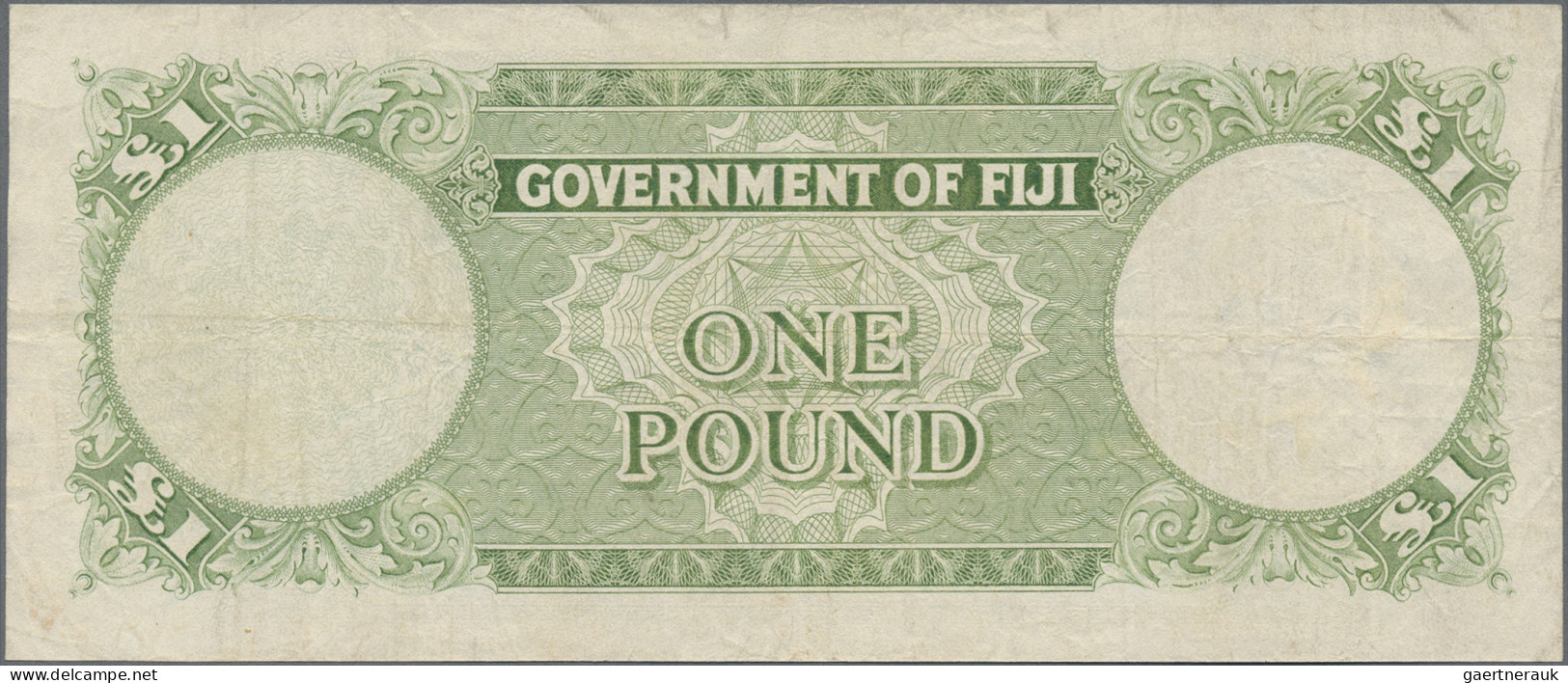 Fiji - Bank notes: Government of Fiji, nice lot with 6 banknotes, series 1957-19