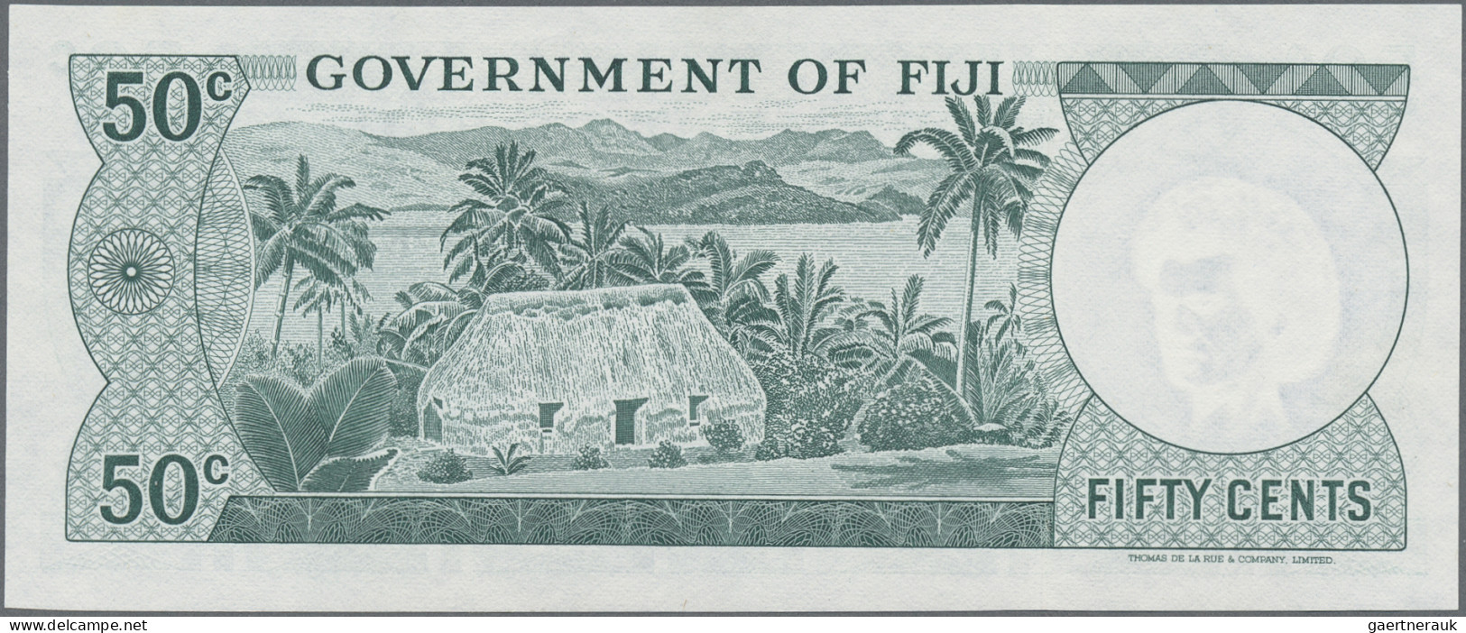 Fiji - Bank notes: Government of Fiji, lot with 7 banknotes, series 1968-1974, w