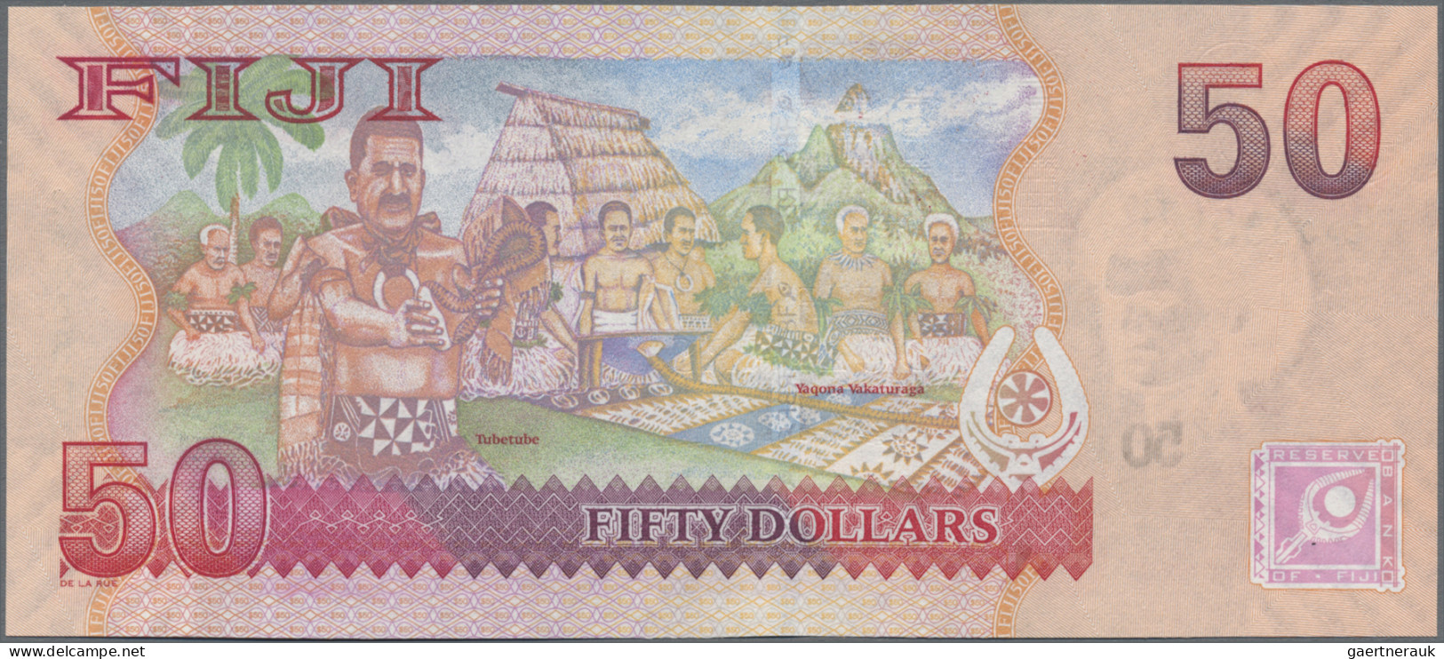 Fiji - Bank notes: Central Monetary Authority of Fiji, lot with 17 banknotes, se