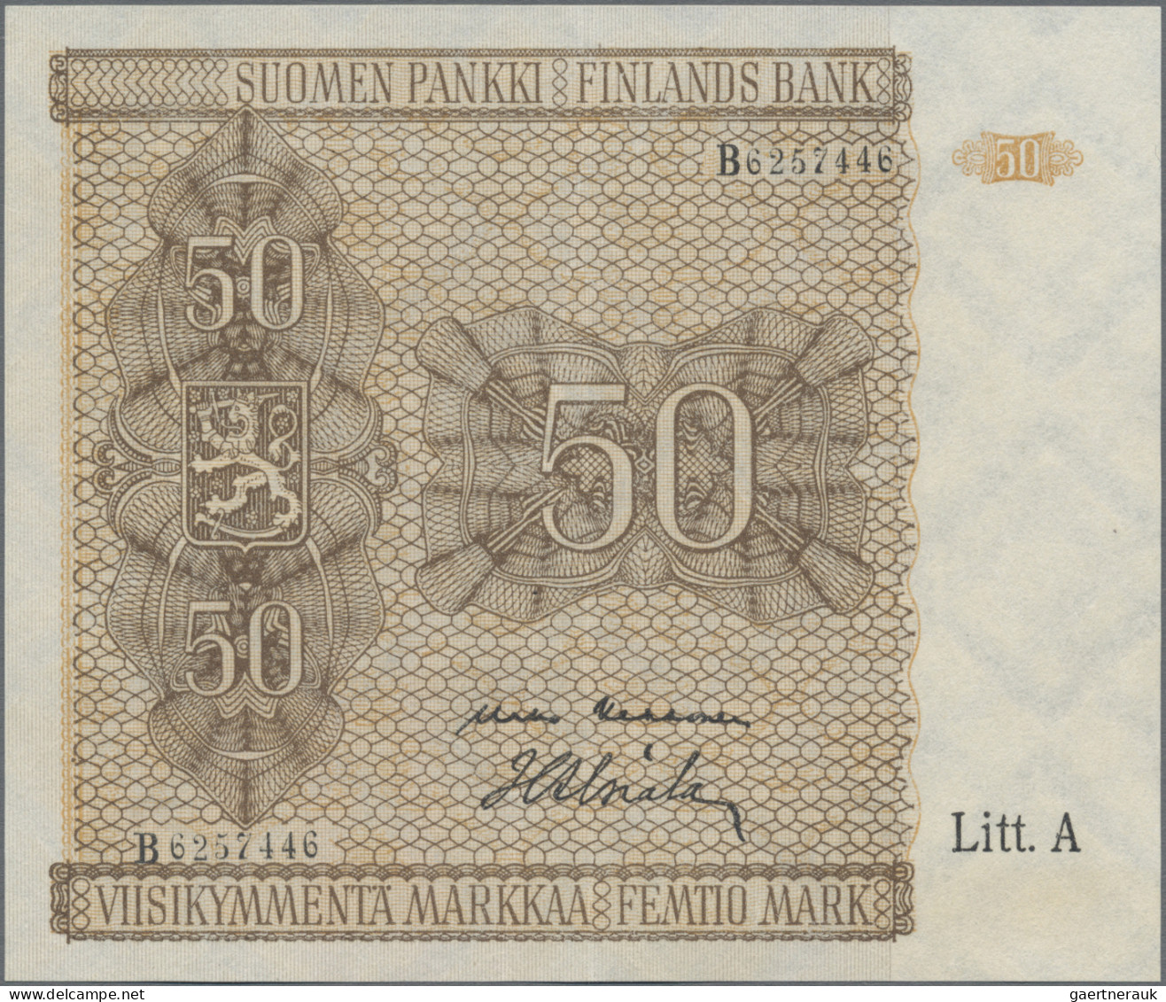 Finland: Finlands Bank, Lot With 11 Banknotes, Series 1939-1955, With 5, 10, 50 - Finnland