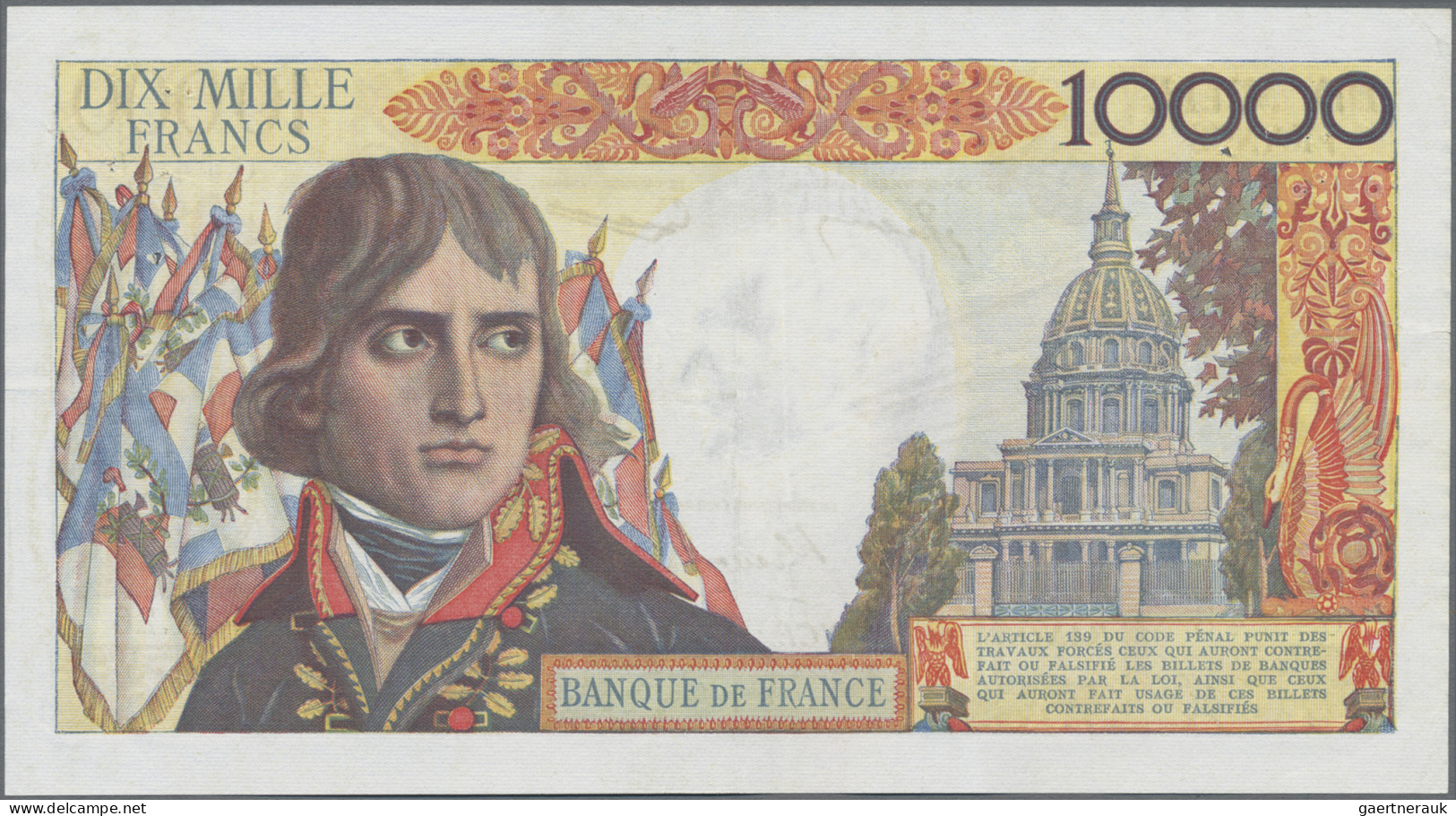 France: Banque De France, Lot With 7 Banknotes, Series 1954-1962, With 2x 500 Fr - 1955-1959 Sobrecargados (Nouveau Francs)