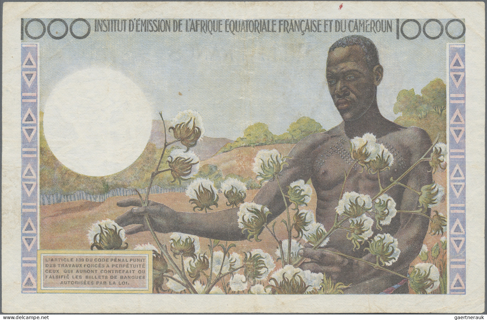 French Equatorial Africa: Institut D'Émission De L'Afrique Équatoriale Française - Equatorial Guinea