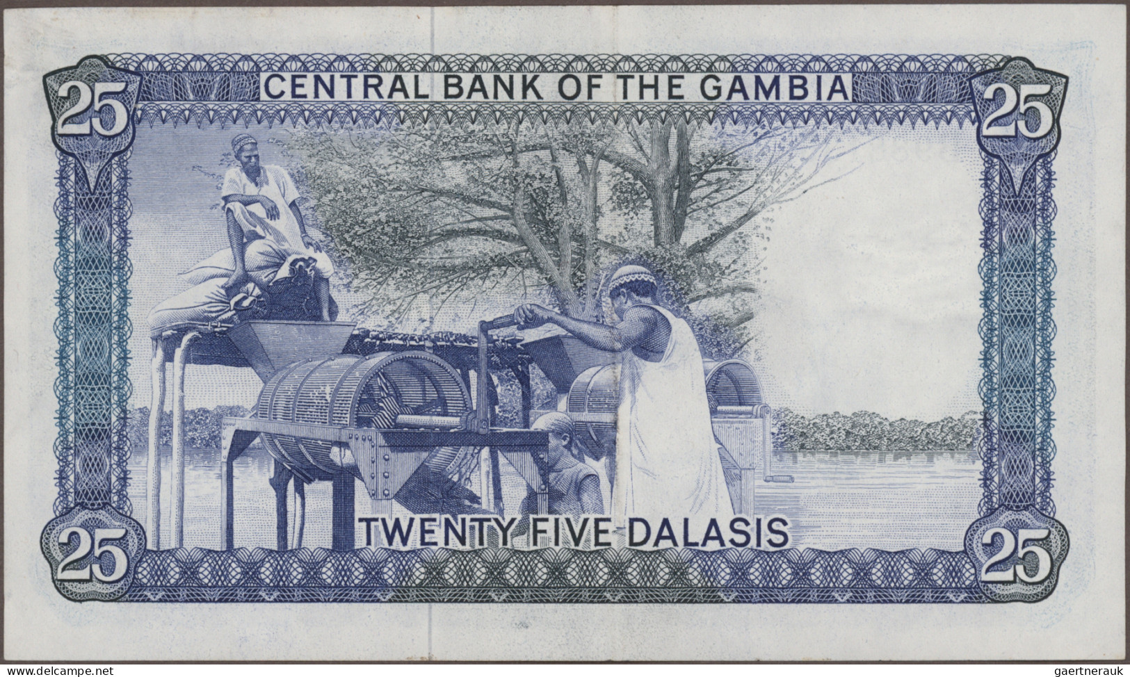 The Gambia: Central Bank Of The Gambia, Lot With 10 Banknotes, Series 1971-1990, - Gambia