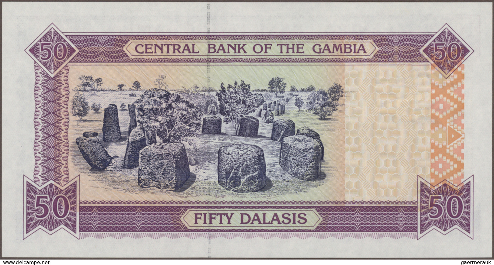 The Gambia: Central Bank of The Gambia, lot with 24 banknotes, series 1995-2015,