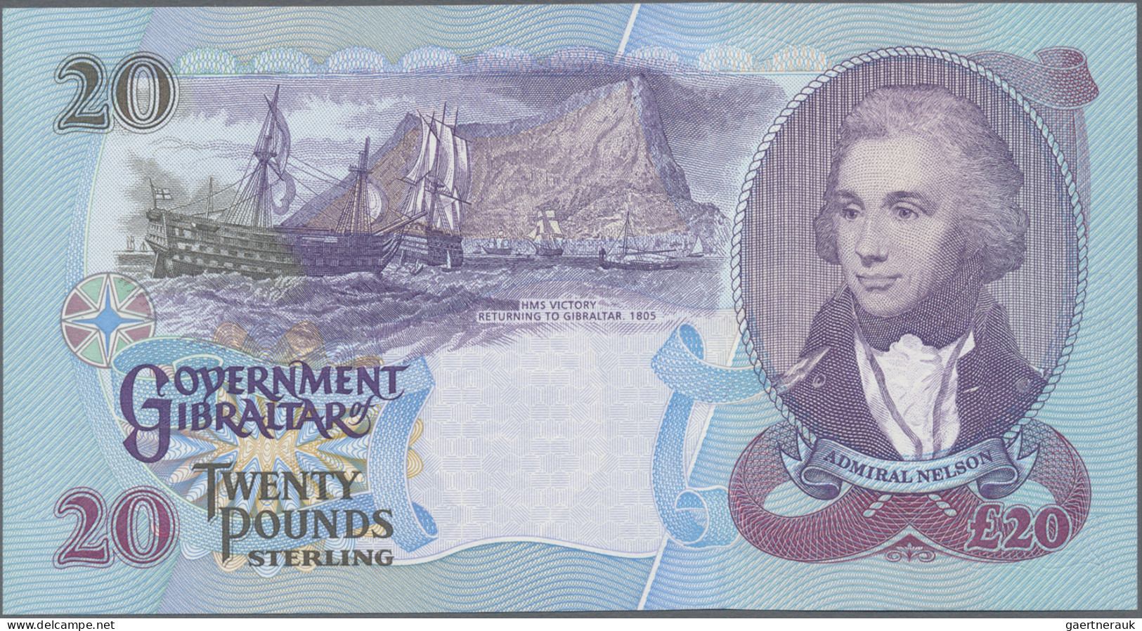 Gibraltar: Government Of Gibraltar, Set With 5, 10 And 20 Pounds 1st July 1995, - Gibraltar