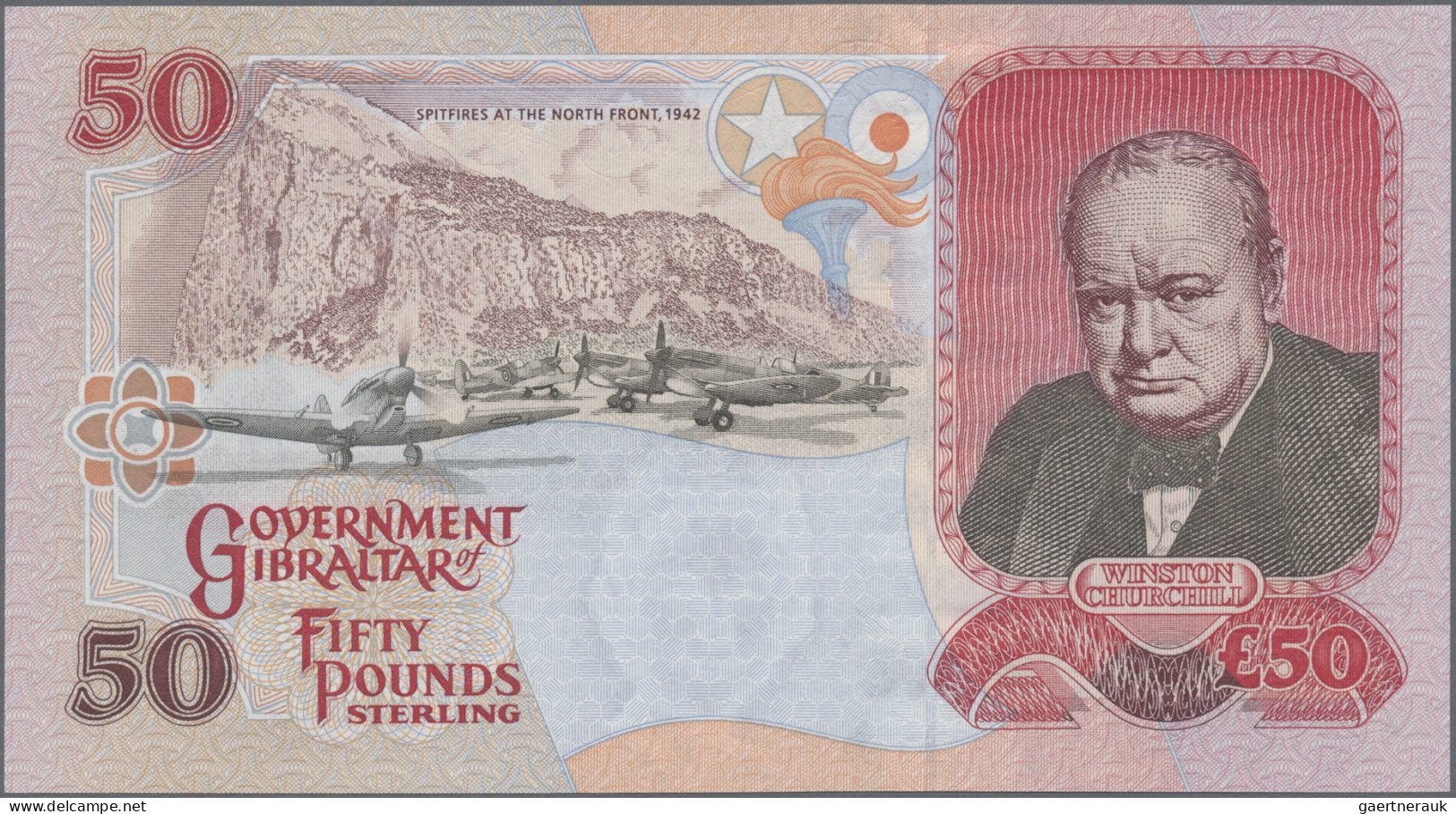 Gibraltar: Government of Gibraltar, set with 4 banknotes, comprising 10, 20 and
