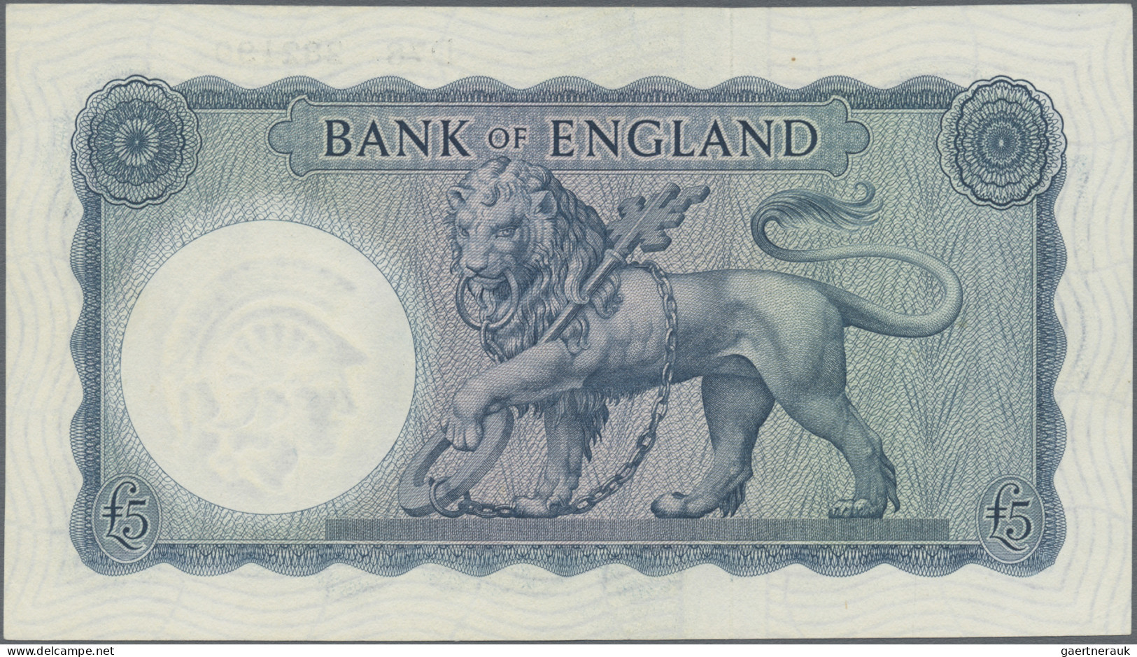 Great Britain: Bank Of England, Pair With 5 Pounds ND(1957-67) With Signature L. - Sonstige & Ohne Zuordnung